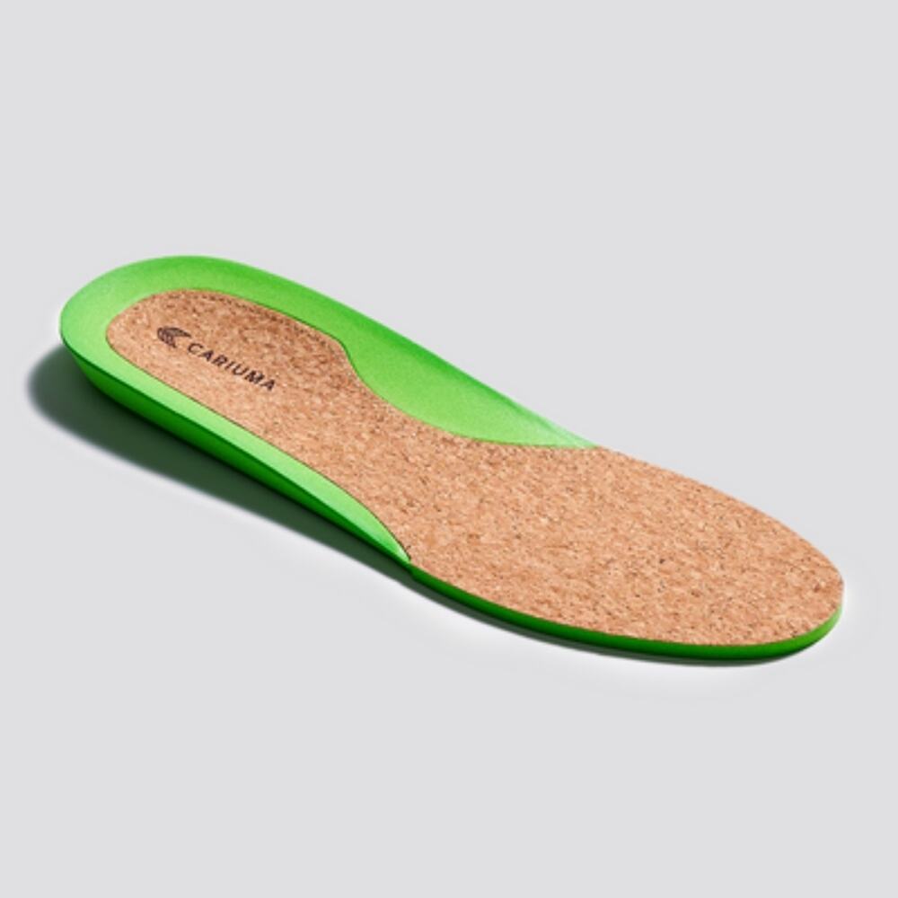 Sz 5 Womens / 3.5 Mens CARIUMA Cork & Memory Foam Sustainable Supportive Insoles